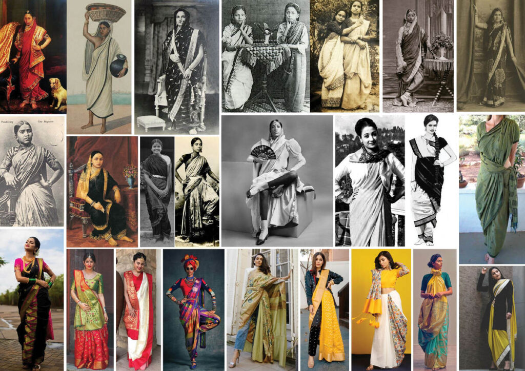 Bollywood celebrities wearing Gemini Saree trend