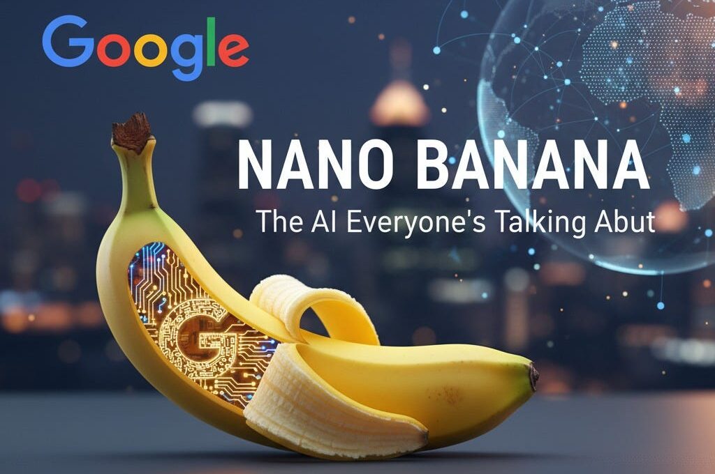 Google Nano Banana AI tool image generated with Gemini app showing viral AI selfie transformation trend