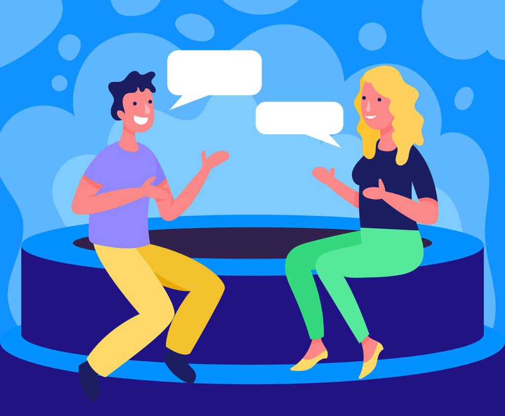 Marketer analyzing conversational search queries for SEO and GEO insights.